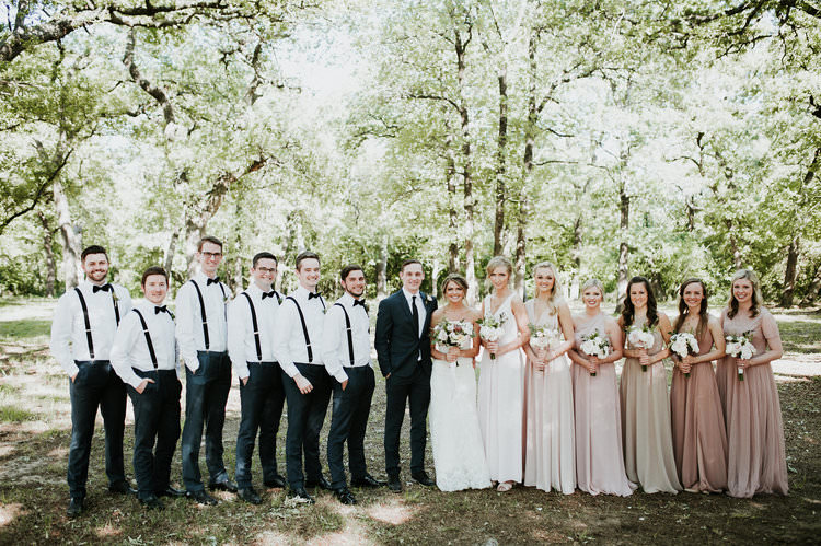 Outdoor Rustic Boho Forest Blush Bridesmaids Navy Groomsmen White Bouquets | Organic Earthy Fun Wedding Oklahoma http://zaynewilliams.com/