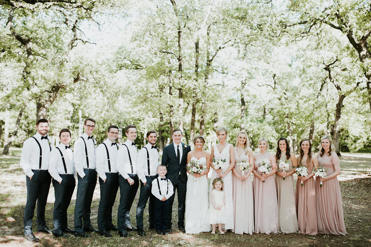 Outdoor Rustic Boho Forest Blush Bridesmaids Navy Groomsmen White Bouquets Boy Girl | Organic Earthy Fun Wedding Oklahoma http://zaynewilliams.com/