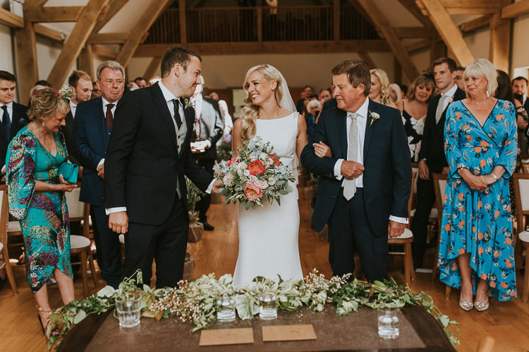 Rustic Greenery Dove Grey Country Barn Wedding http://jonnymp.com/
