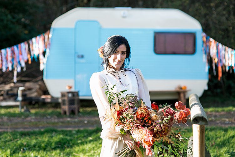 1970s Gypsy Bohemian Autumn Woodland Wedding Ideas http://carolineopacicphotography.com/