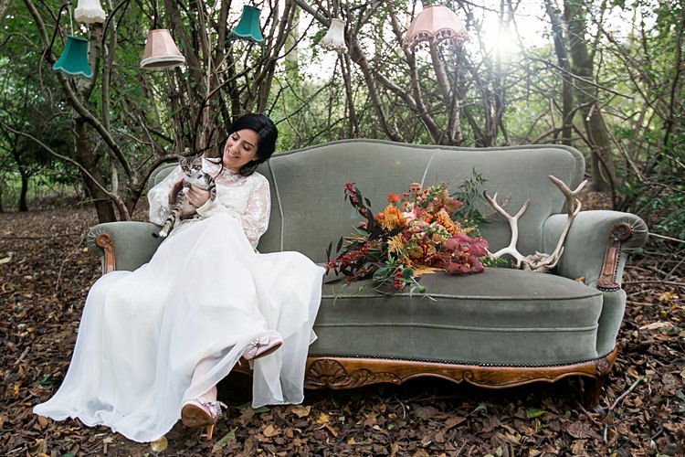 1970s Gypsy Bohemian Autumn Woodland Wedding Ideas http://carolineopacicphotography.com/