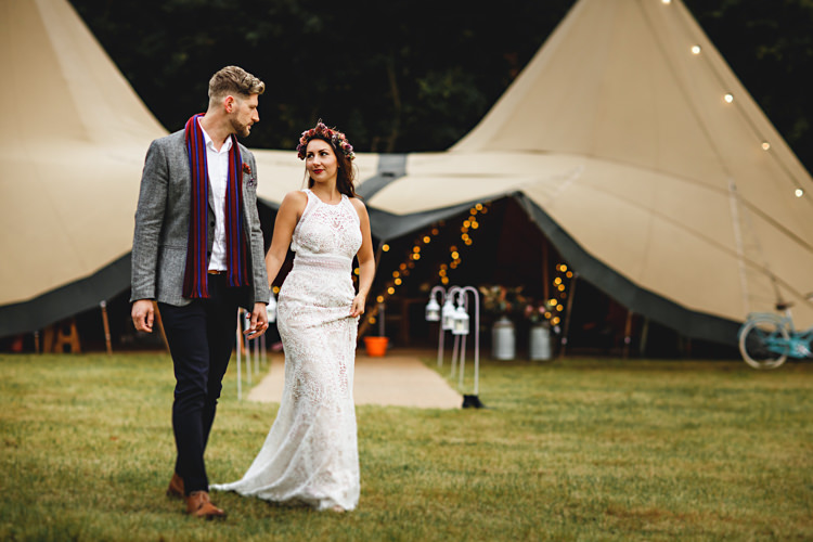 Cosy Autumn Woodland Tipi Wedding Ideas http://hbaphotography.com/