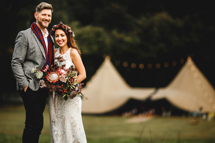 Cosy Autumn Woodland Tipi Wedding Ideas http://hbaphotography.com/