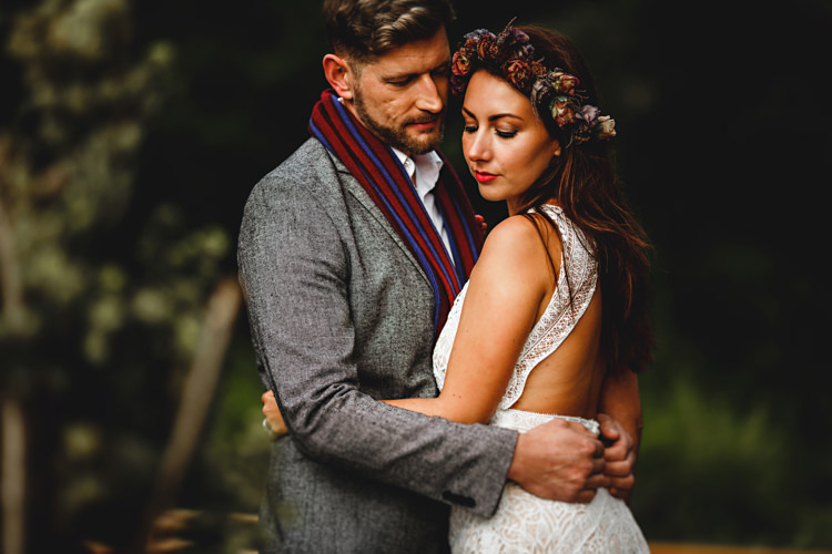 Cosy Autumn Woodland Tipi Wedding Ideas http://hbaphotography.com/