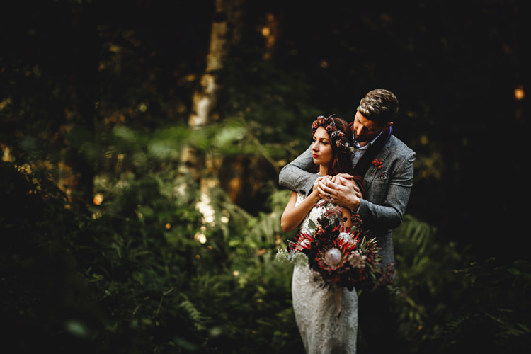 Cosy Autumn Woodland Tipi Wedding Ideas http://hbaphotography.com/