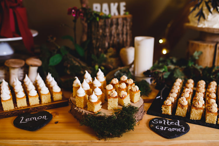 Cake Table Desserts Cosy Autumn Woodland Tipi Wedding Ideas http://hbaphotography.com/
