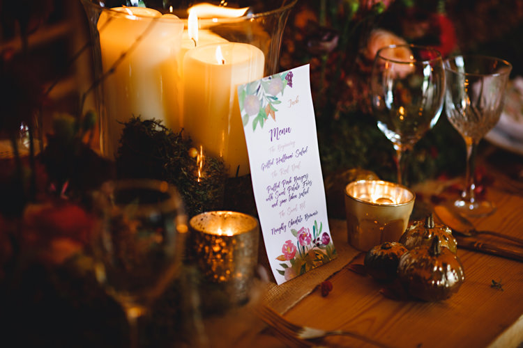 Candles Tables Rustic Decor Cosy Autumn Woodland Tipi Wedding Ideas http://hbaphotography.com/