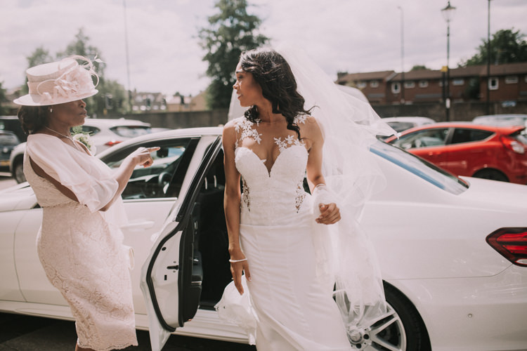 Dando London Dress Bride Bridal Lace Illusion Back Elegant White Marquee Lavender Fields Wedding http://natalyjphotography.com/