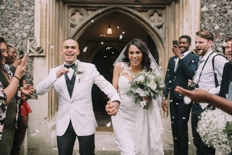 Confetti Throw Elegant White Marquee Lavender Fields Wedding http://natalyjphotography.com/