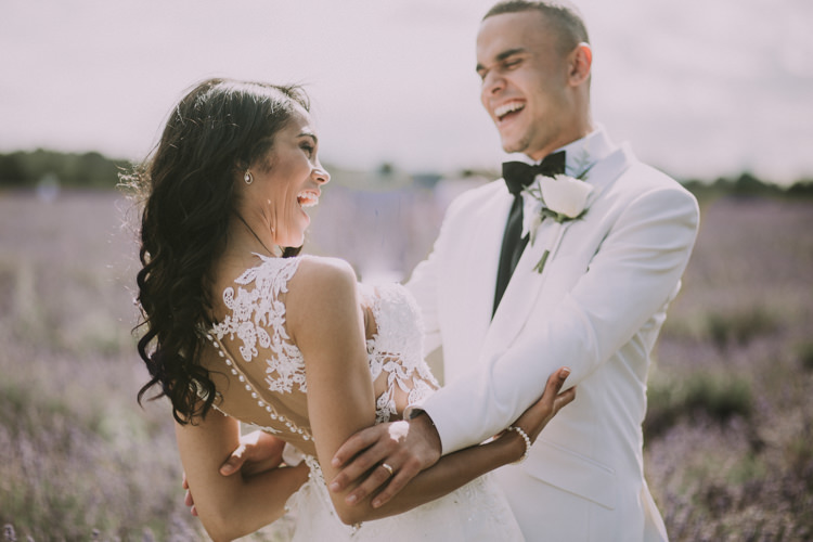 Elegant White Marquee Lavender Fields Wedding http://natalyjphotography.com/