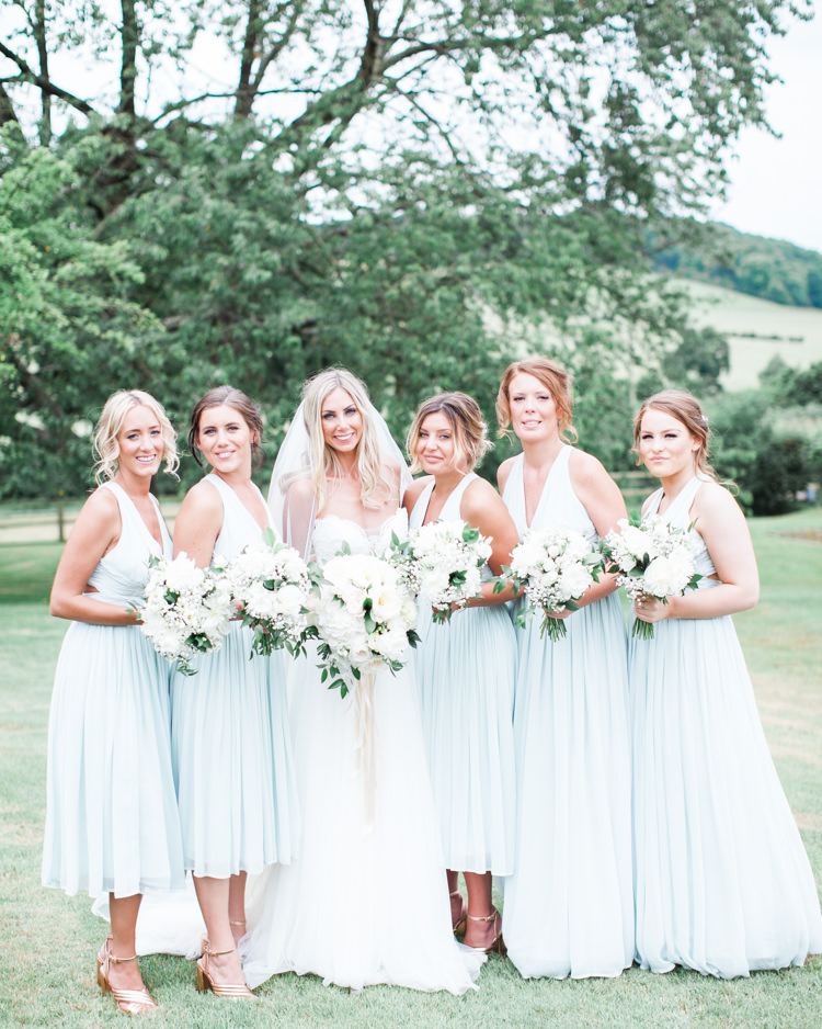 Open Back Mint Bridesmaid Dresses Long Short Fresh Modern Countryside Outdoor Wedding https://www.nikkismoments.com/