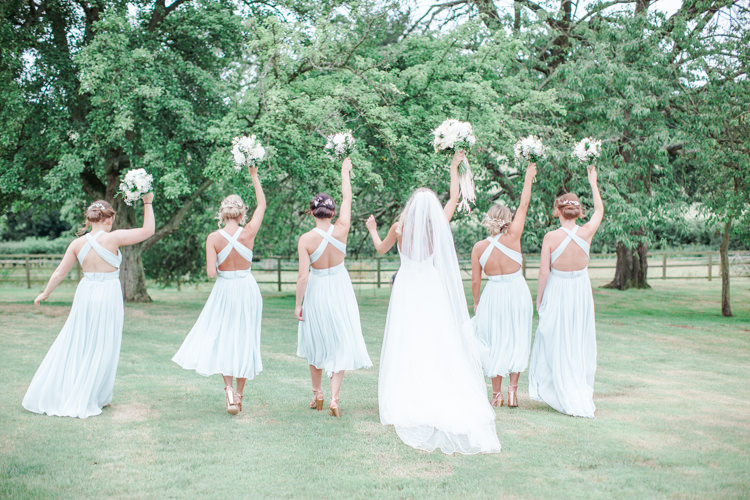 Open Back Mint Bridesmaid Dresses Long Short Fresh Modern Countryside Outdoor Wedding https://www.nikkismoments.com/