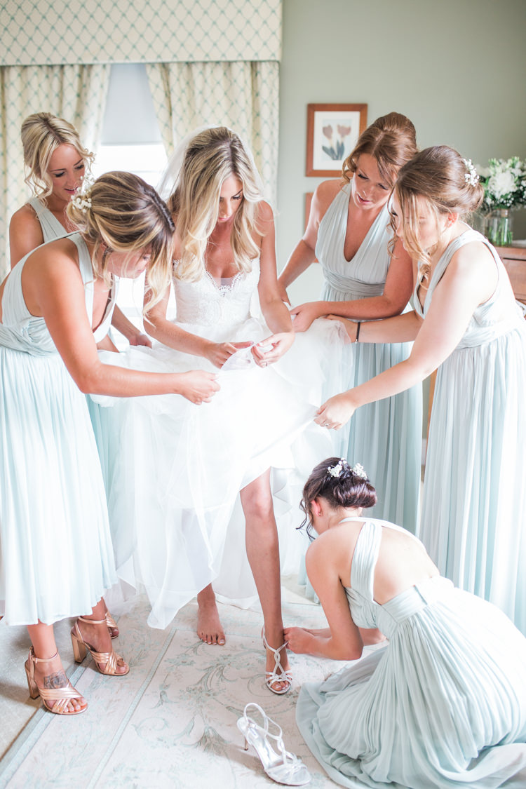 Bride Bridal Prep Dressing Fresh Modern Countryside Outdoor Wedding https://www.nikkismoments.com/