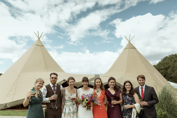 Magical Woodland Clearing Colourful Tipis Wedding https://www.lukebellphotography.co.uk/