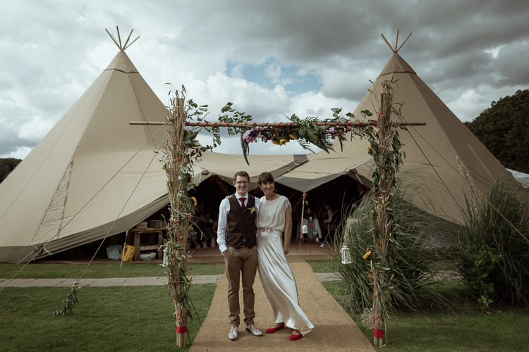 Magical Woodland Clearing Colourful Tipis Wedding https://www.lukebellphotography.co.uk/