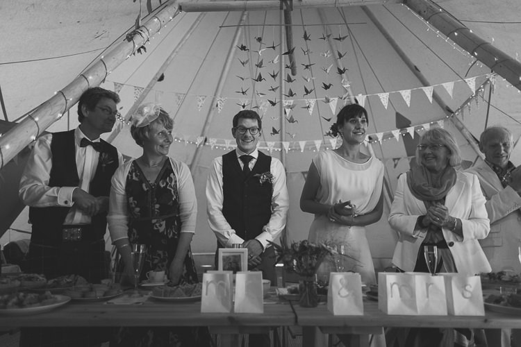 Magical Woodland Clearing Colourful Tipis Wedding https://www.lukebellphotography.co.uk/