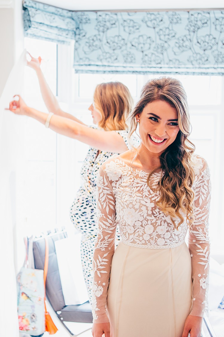 Hermione de Paula Dress Gown Bride Bridal Embroidered Sleeves Whimsical Stylish Burgundy Rose Gold Tent Wedding https://www.jakemorley.co.uk/