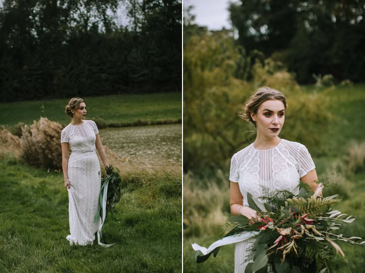 Edgy Seasonal Autumnal Tipi Wedding Ideas http://www.sambennettphotography.co.uk/