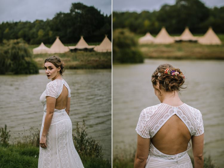 Edgy Seasonal Autumnal Tipi Wedding Ideas http://www.sambennettphotography.co.uk/