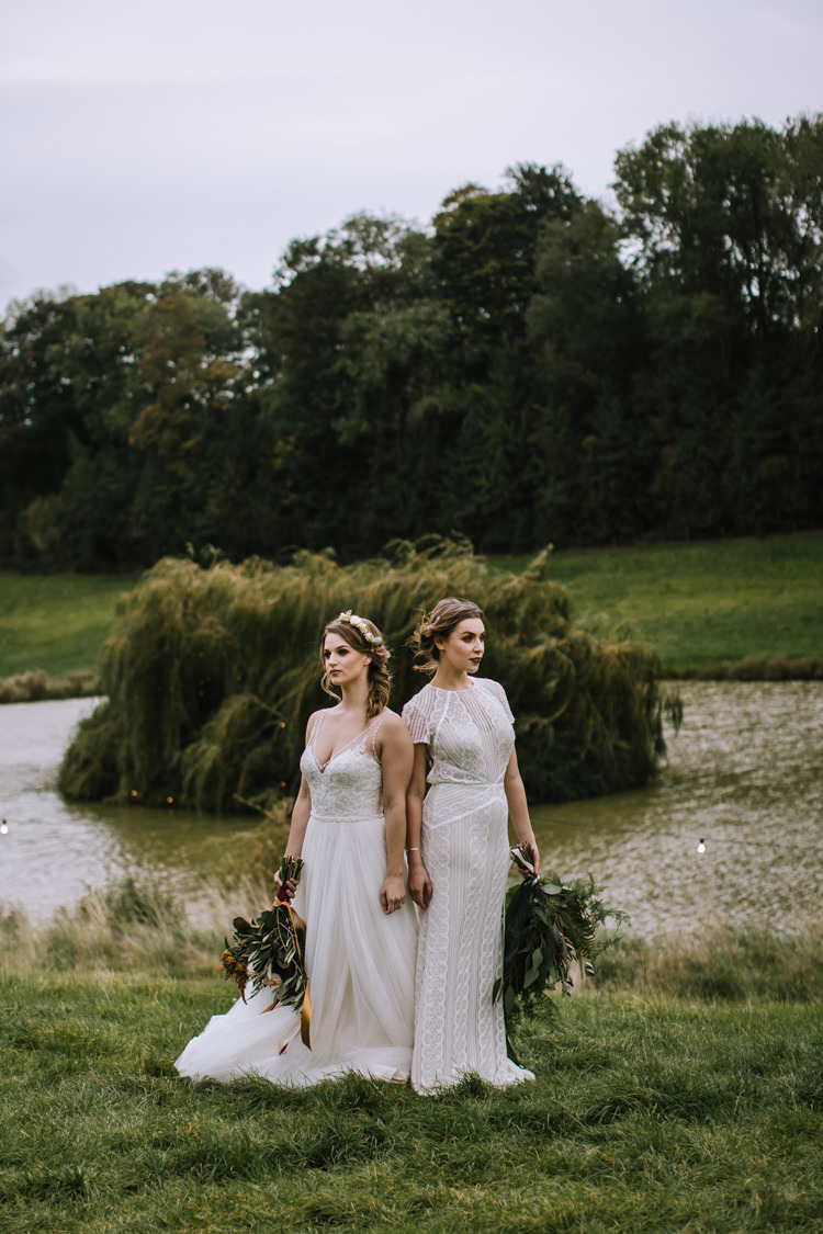 Edgy Seasonal Autumnal Tipi Wedding Ideas http://www.sambennettphotography.co.uk/