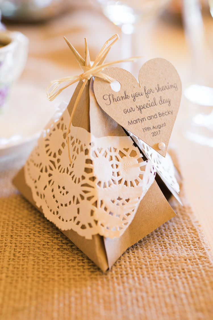 Box Favours Unique Country Farm Tipi Wedding http://www.nataliedphotography.com/