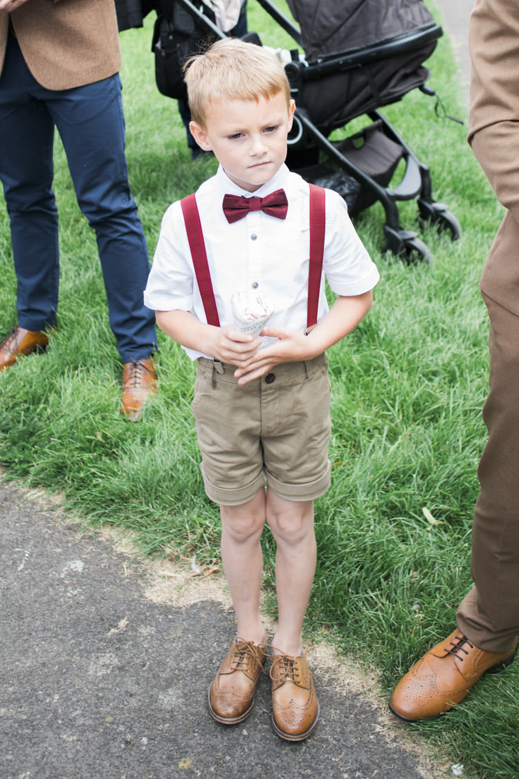 Page Boy Bow Tie Braces Shorts Unique Country Farm Tipi Wedding http://www.nataliedphotography.com/