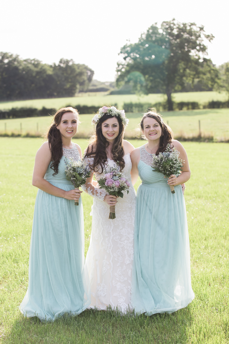 Long Mint Bridesmaid Dresses Unique Country Farm Tipi Wedding http://www.nataliedphotography.com/