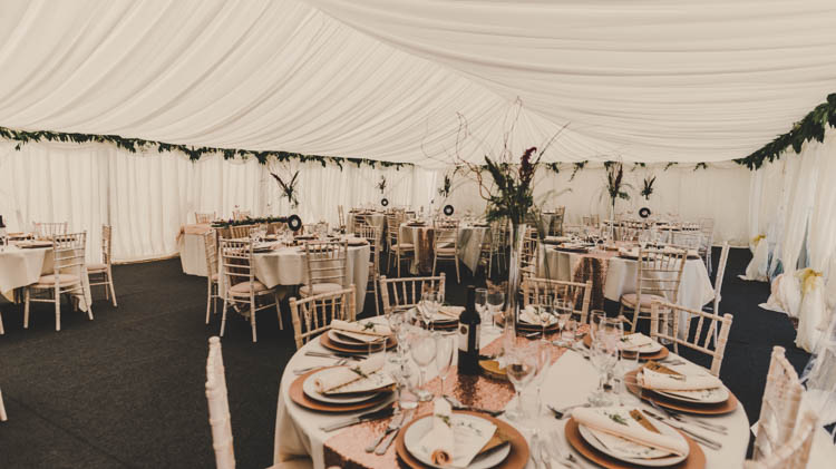Rose Gold Sequins Greenery Musical Wedding https://www.jademaguirephotography.uk/