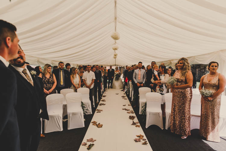 Rose Gold Sequins Greenery Musical Wedding https://www.jademaguirephotography.uk/