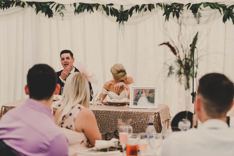 Rose Gold Sequins Greenery Musical Wedding https://www.jademaguirephotography.uk/