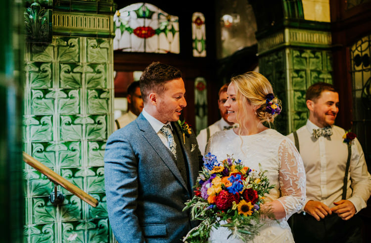 Colourful Cool Humanist Pool Wedding http://www.stevebridgwoodphotography.co.uk/