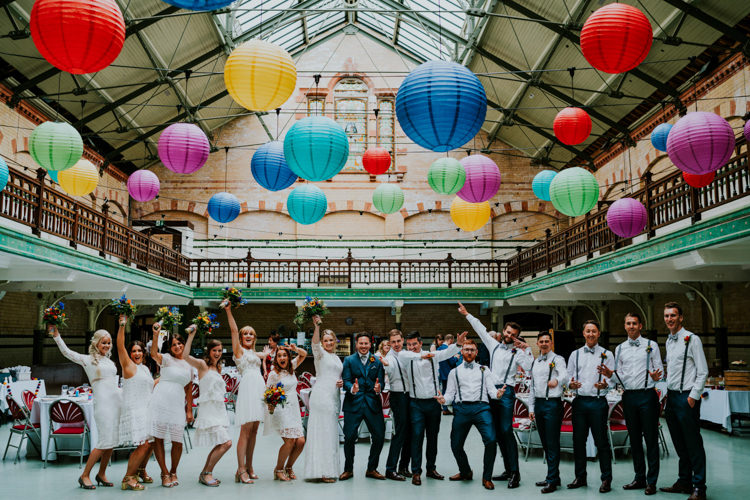 Colourful Cool Humanist Pool Wedding http://www.stevebridgwoodphotography.co.uk/