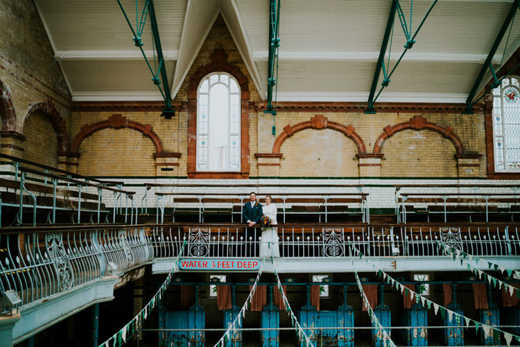 Colourful Cool Humanist Pool Wedding http://www.stevebridgwoodphotography.co.uk/