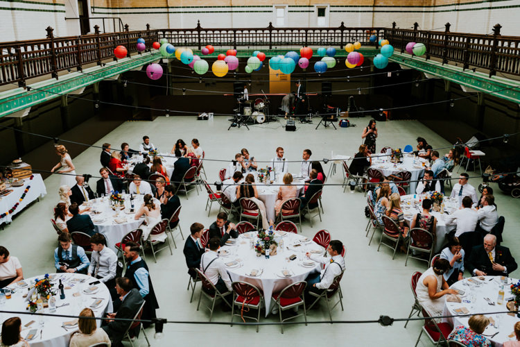Colourful Cool Humanist Pool Wedding http://www.stevebridgwoodphotography.co.uk/