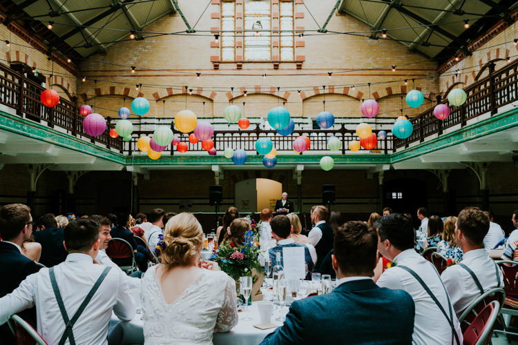 Colourful Cool Humanist Pool Wedding http://www.stevebridgwoodphotography.co.uk/
