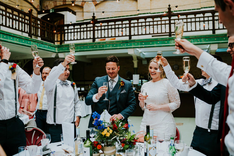 Colourful Cool Humanist Pool Wedding http://www.stevebridgwoodphotography.co.uk/