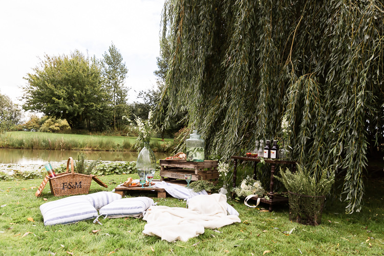 Outdoor Picnic Organic Rustic Greenery Wedding Ideas http://sarahbrookesphotography.com/