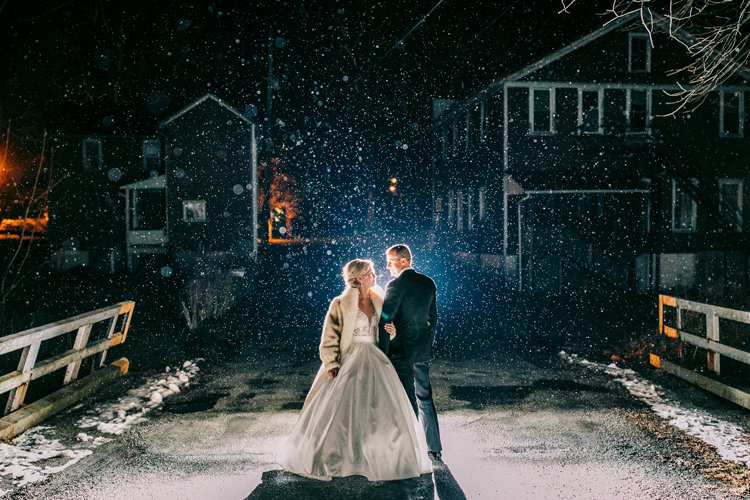 Winter Bride Groom Snow Outdoors Romantic Fur Coat | Festive Glamour Christmas New Years Eve Wedding http://www.stevendrayimages.com/