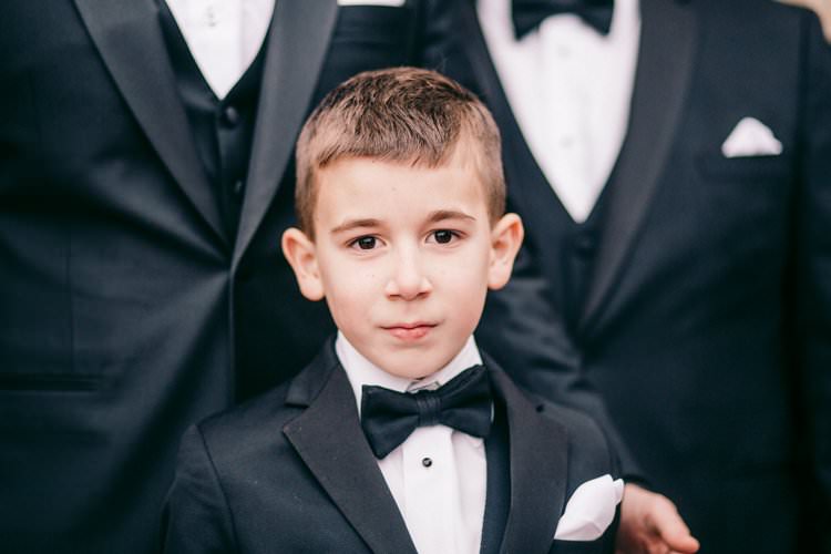 Navy Suit Bow Tie Page Boy Cute Portrait | Festive Glamour Christmas New Years Eve Wedding http://www.stevendrayimages.com/