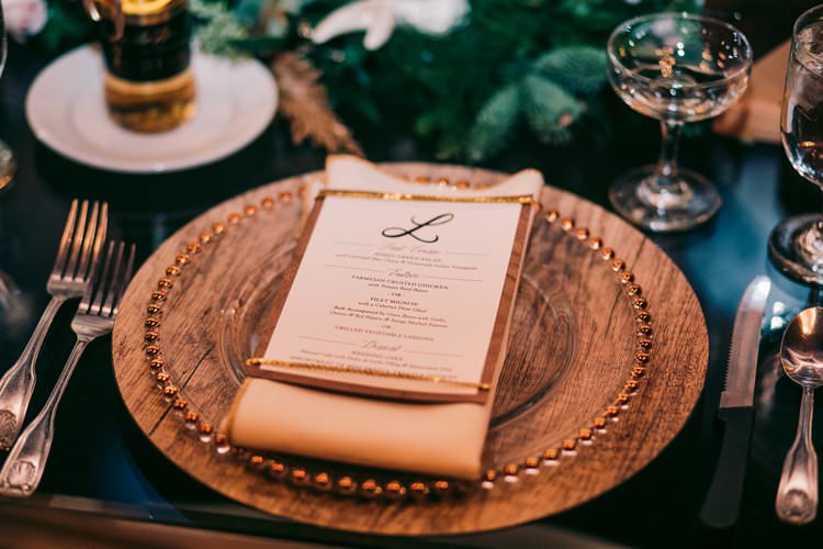 White Gold Glass Perspex Wood Charger Plates Glam Table Decor | Festive Glamour Christmas New Years Eve Wedding http://www.stevendrayimages.com/