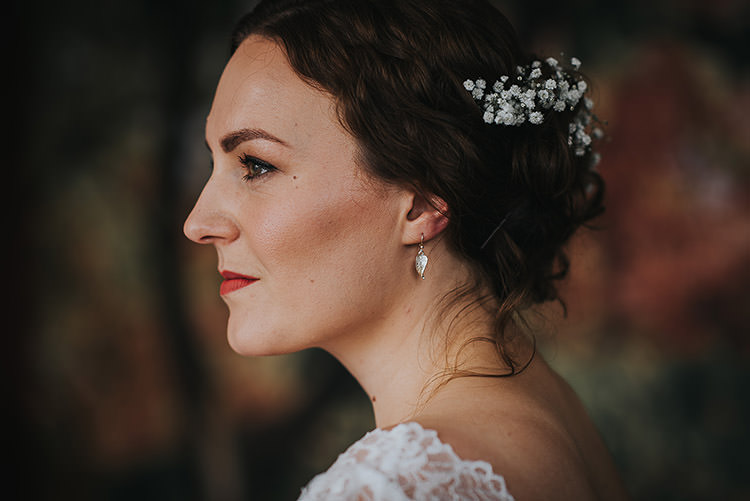 Hair Make Up Bride Bridal Happy Crafty Summer Farm Wedding http://twigandvine.photography/