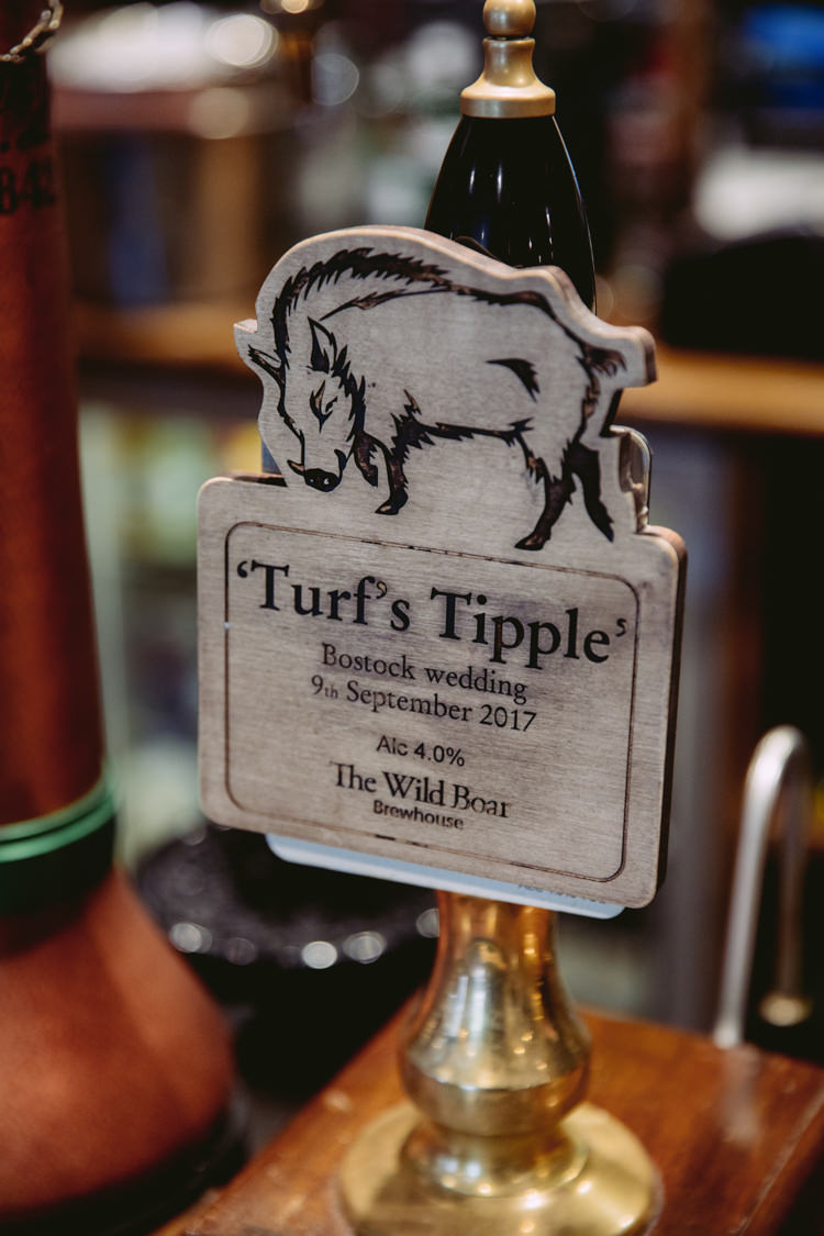 Bespoke Ale Tap Beer Wood Rustic Cosy Autumn Wedding Lake District http://hayleybaxterphotography.com/