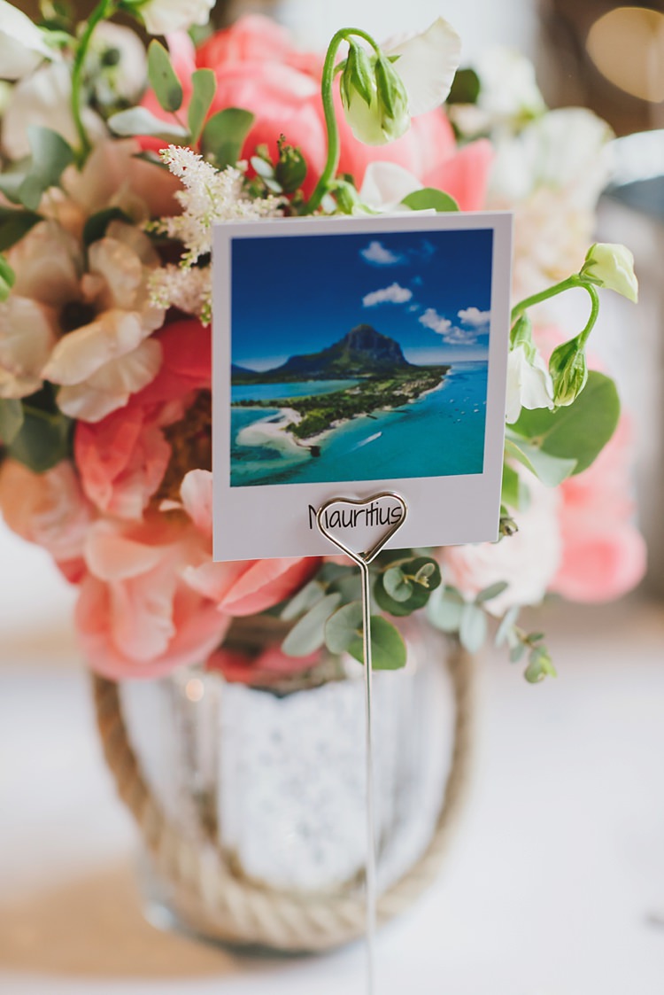 Polaroid Place Table Name Untraditional Pretty Travel Barn Wedding https://www.georgimabee.com/