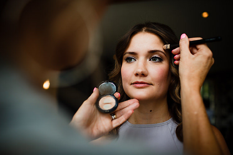Make Up Bride Bridal Chic Country Cotswolds Barn Wedding http://annabphotography.co.uk/
