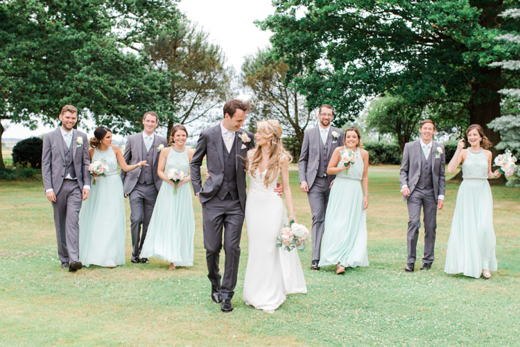 Pastels Gold Pretty Summer Barn Wedding http://summerlilystudio.com/