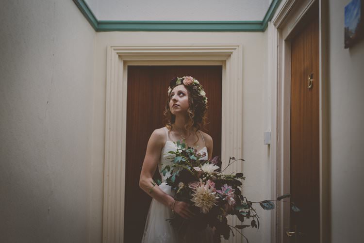 Flowers Bride Bridal Bouquet Large Blush Wild Bohemian Ethical Vegan Country Wedding http://laurarhianphotography.co.uk/