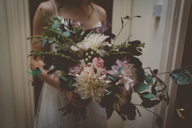 Flowers Bride Bridal Bouquet Large Blush Wild Bohemian Ethical Vegan Country Wedding http://laurarhianphotography.co.uk/