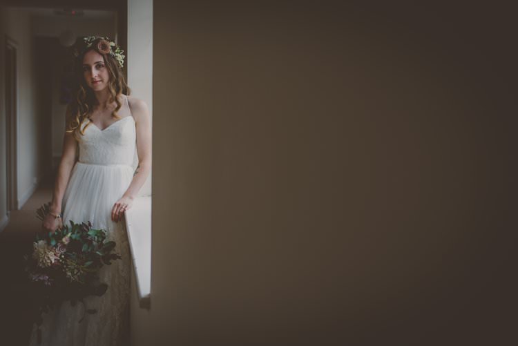 Ti Adora Strap Lace Dress Gown Bride Bridal Bohemian Ethical Vegan Country Wedding http://laurarhianphotography.co.uk/