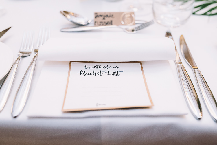 Bucket List Guest Book Tropical Boho Luxe Barn Wedding https://www.luciewatsonphotography.com/