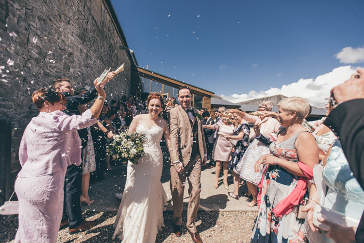 Confetti Throw Natural Earthy Greenery Home Made Wedding http://rachellambertphotography.co.uk/